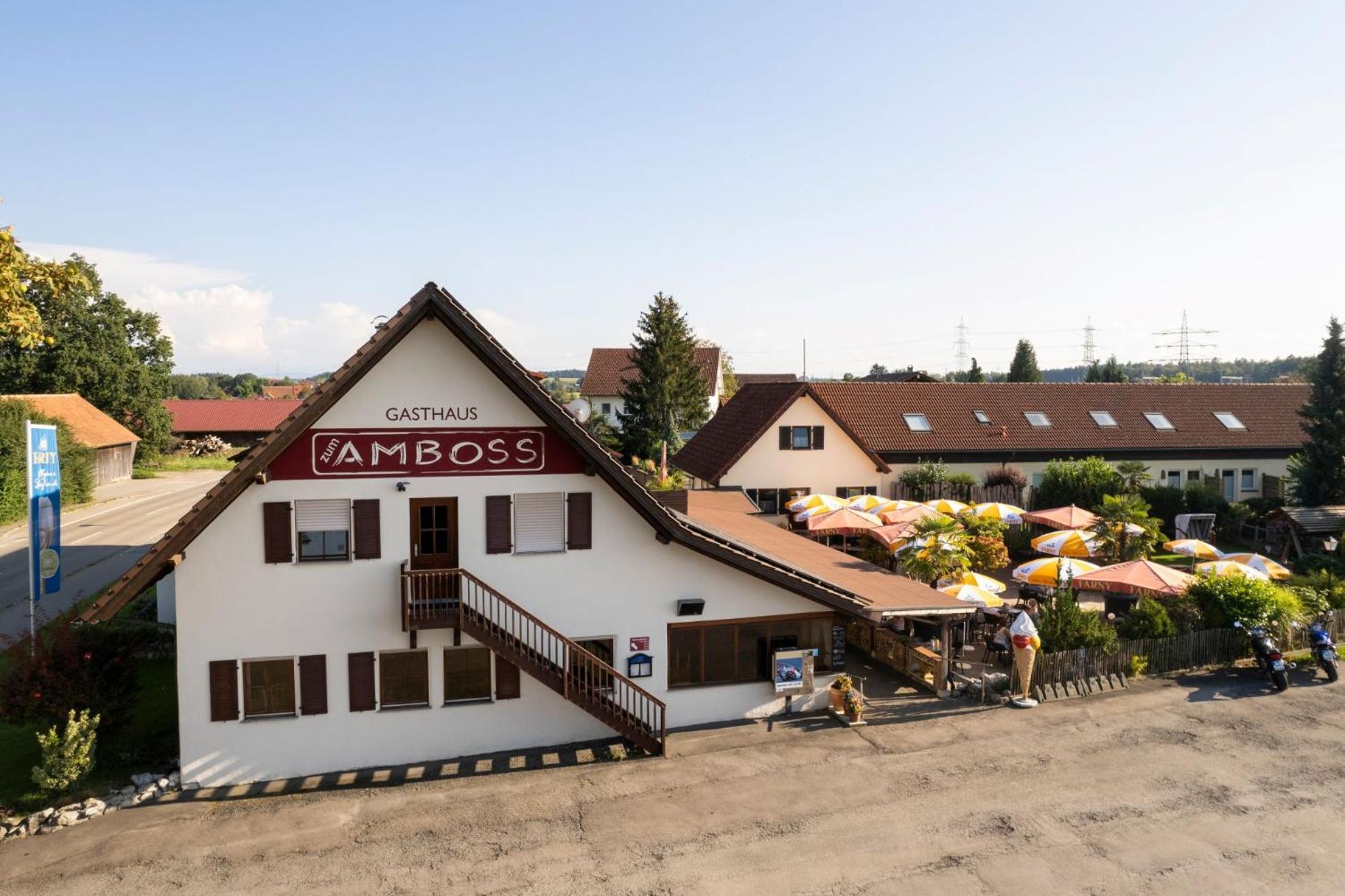 Altbau Gasthaus Amboss Grunkraut Eksteriør bilde